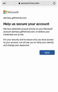 Image result for Help Us Protect Your Account Microsoft