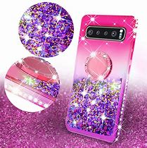 Image result for Galaxy S10 Red Waterfall Glitter Case