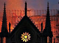 Image result for Notre Dame Fire Art
