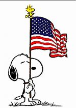 Image result for Snoopy with Flag