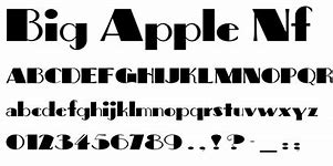 Image result for Big Apple Free Fonts Backgrounds