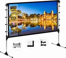 Image result for 100 Inch Pop Up Projector Screen