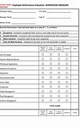 Image result for Warehouse Performance Review Template