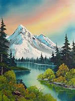 Image result for Bob Ross Vertical Paintings
