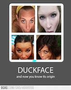Image result for Duck Face Origin Meme