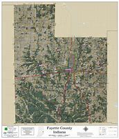 Image result for Fayette County Indiana Township Map