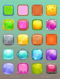 Image result for Square Buttons