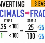 Image result for Convert Decimals to Fractions Notes