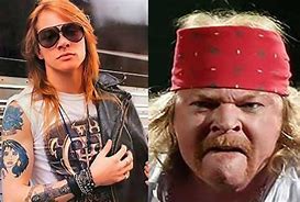 Image result for Axl Rose Then and Now
