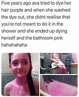Image result for Purple Makeup Girl Meme