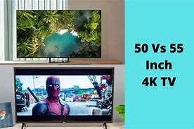 Image result for 50 Inch vs 55-Inch TV