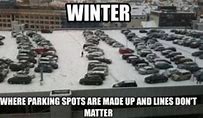 Image result for Funny Blonde Parking in Snow