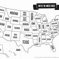 Image result for Us Map Printable with States