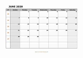 Image result for June Calendar with Lines Printable