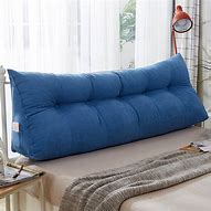 Image result for Big Pillows for Bed