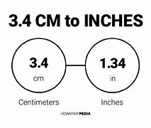 Image result for 3.4 Cm in Inches