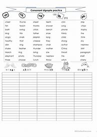 Image result for Printable Worksheet Vowel Digraphs