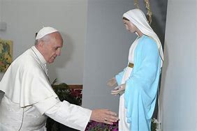 Image result for Pope Francis and Mary