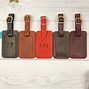 Image result for leather bag tag for womens