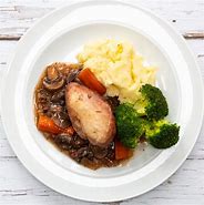 Image result for Coq AU Vin Plating