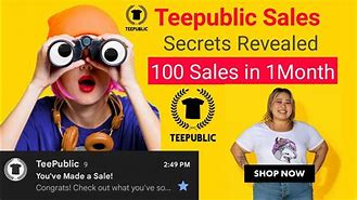Image result for Teepublic Sales