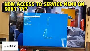 Image result for Hidden Menu Sony TV