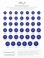 Image result for Engagement Ring Size Chart Printable