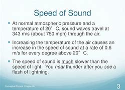 Image result for Speed of Sound Examples
