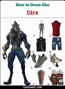 Image result for Fortnite Dire Costume