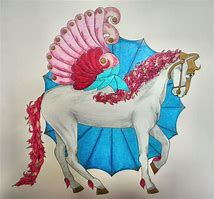 Image result for Cartoon Unicorn Painting