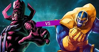 Image result for Galactus vs Thanos Infinity Gauntlet