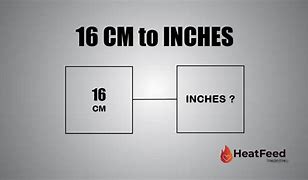 Image result for Convert 16 Cm to Inches