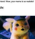 Image result for Pikachu Meme Face