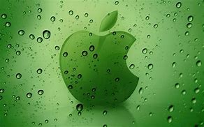 Image result for Apple Logo with Green Background