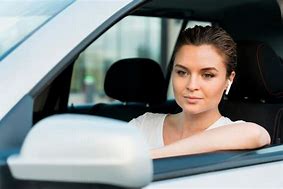 Image result for Front View Woman Car