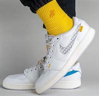 Image result for Air Jordan 1 White and Gray