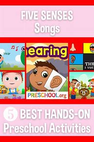 Image result for Five Senses Songs Preschool