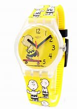 Image result for Peanuts Pow WoW Quartz Yellow Dial Unisex Watch