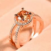 Image result for Wedding Rings Rose Gold Set
