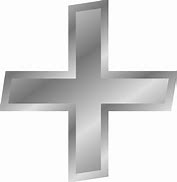 Image result for Silver Plus Symbol On Black Background