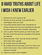 Image result for Hard Truths About Life