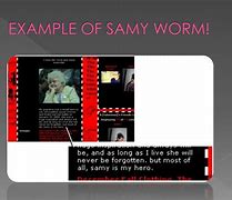 Image result for Samy Worms