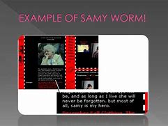 Image result for Attack Model for Samy Worm