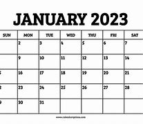 Image result for January 20234 Printable Calendar