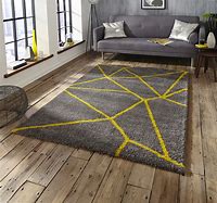 Image result for Grey Yellow Rug