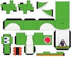 Image result for Super Smash Bros. Ultimate Yoshi Papercraft