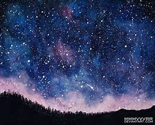 Image result for Galaxy Night Sky Drawing