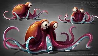 Image result for Funny Octopus Art