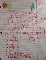 Image result for Funny Santa Letters
