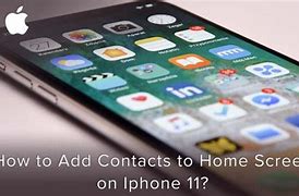 Image result for Images of iPhone 11 Screen with Contacts